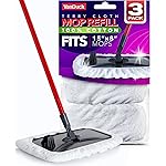 VanDuck 100% Cotton Terry Mop Pads 15x8 Inches 3-Pack, Terry Cloth Mop Covers (Handle is Not Included)