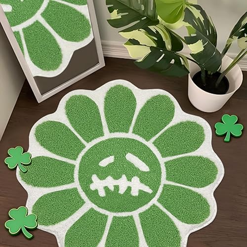 Miniatura 11 de Trippy Alfombra de Cara Feliz Alfombras Geniales Tufted de Secado Rápido Tapetes de Baño para Baño Antideslizantes Tapete de Baño Absorbente de Agua