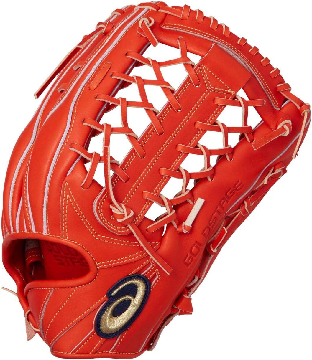 Asics 3121A665 GOLDSTAGE i-Pro Gold Stage i-Pro LH (for Right Throw) RH (for Left Throw) Hard Glove Outfielders, Size 14