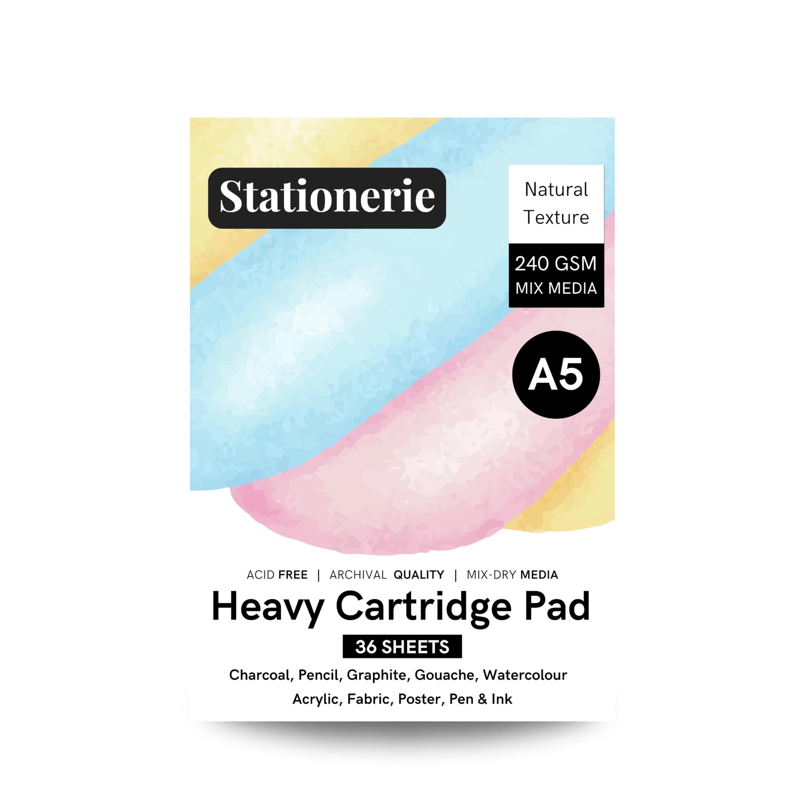 Stationerie Shop Wise Paper A5 Drawing Books | 36 White Blank Unruled Pages | Soft Cover | Plain Sketch Pad Kids, Students & Artists | Drawing Copy Sketching, Colouring & Painting, Watercolor (B0D44P7YML) Amazon Price History, Amazon Price Tracker