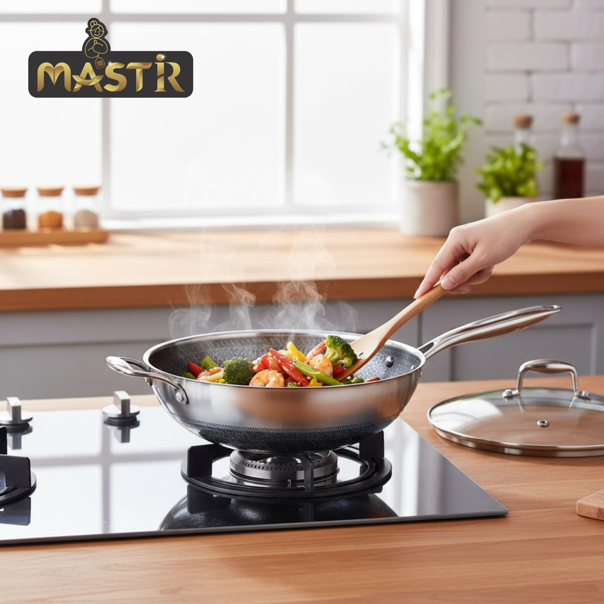 Mastir Kadai Wok - Hybrid Nonstick Stir Fry Pan -4