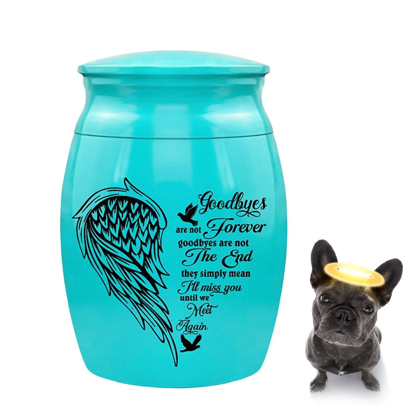 Gusengo Pet Urn - Memorial Pet Cremation Urn - Handcrafted Dog Keepsake Urns For Ashes To Honor And Remember Your Pet