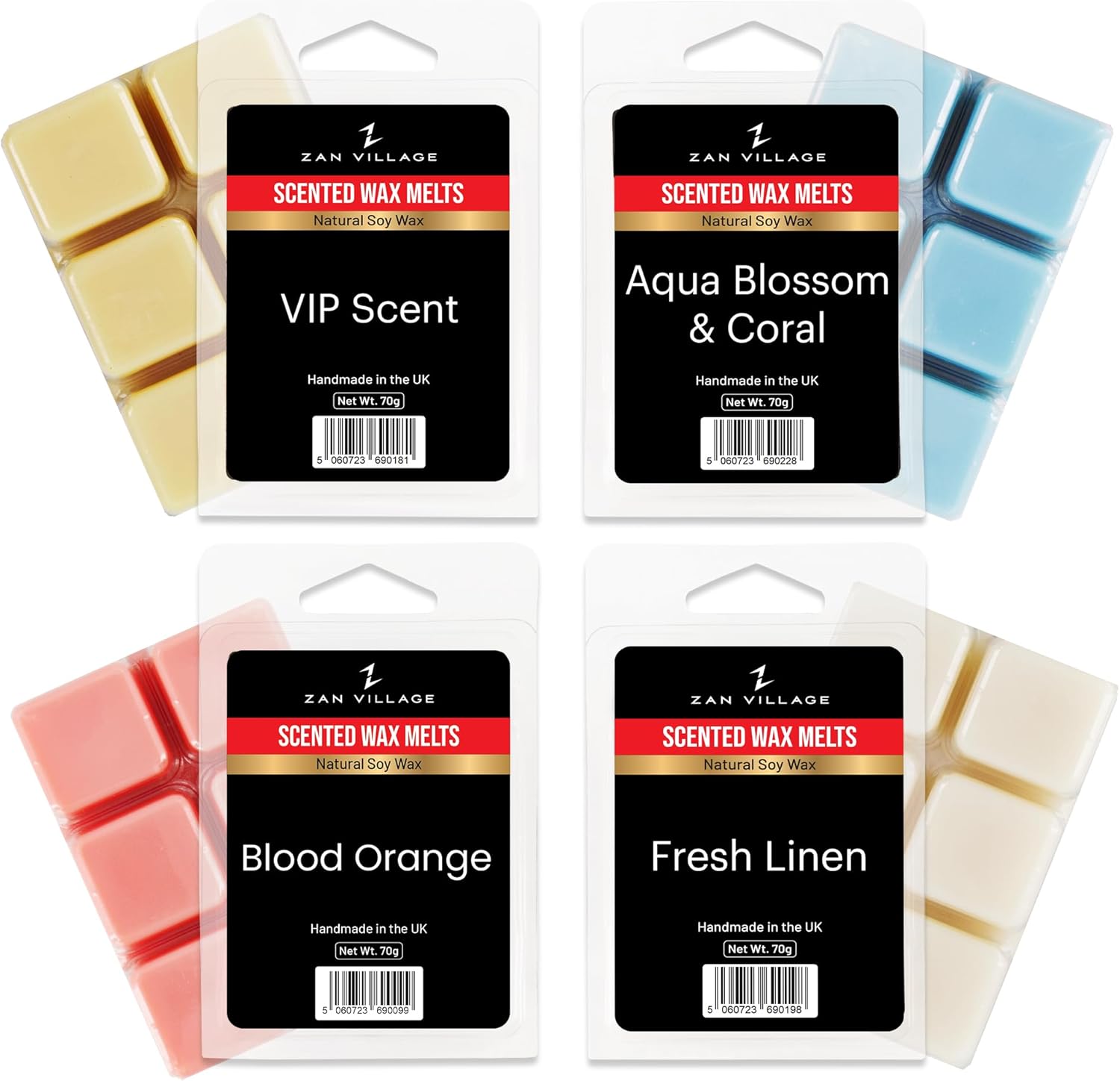 Wax Melts Strong Scented Scented Wax Melts Gift Set for use in a Wax