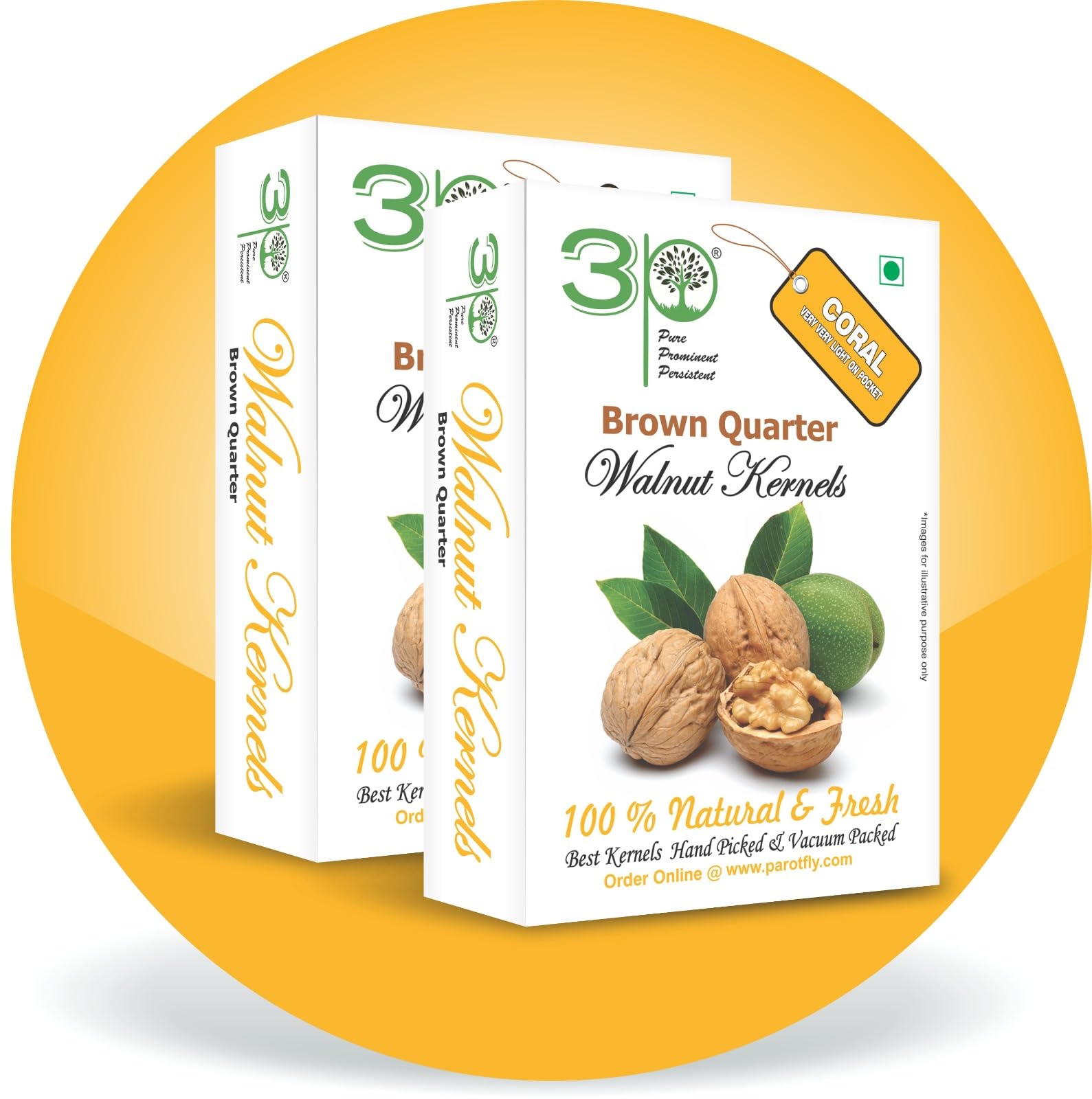 3p Kashmiri Walnut Kernels Without Shell Brown Quarter Organic Natural Akhrot giri Walnut Dry Fruit 500gm (250gm X 2) (B07J9PHMNM) Amazon Price History, Amazon Price Tracker