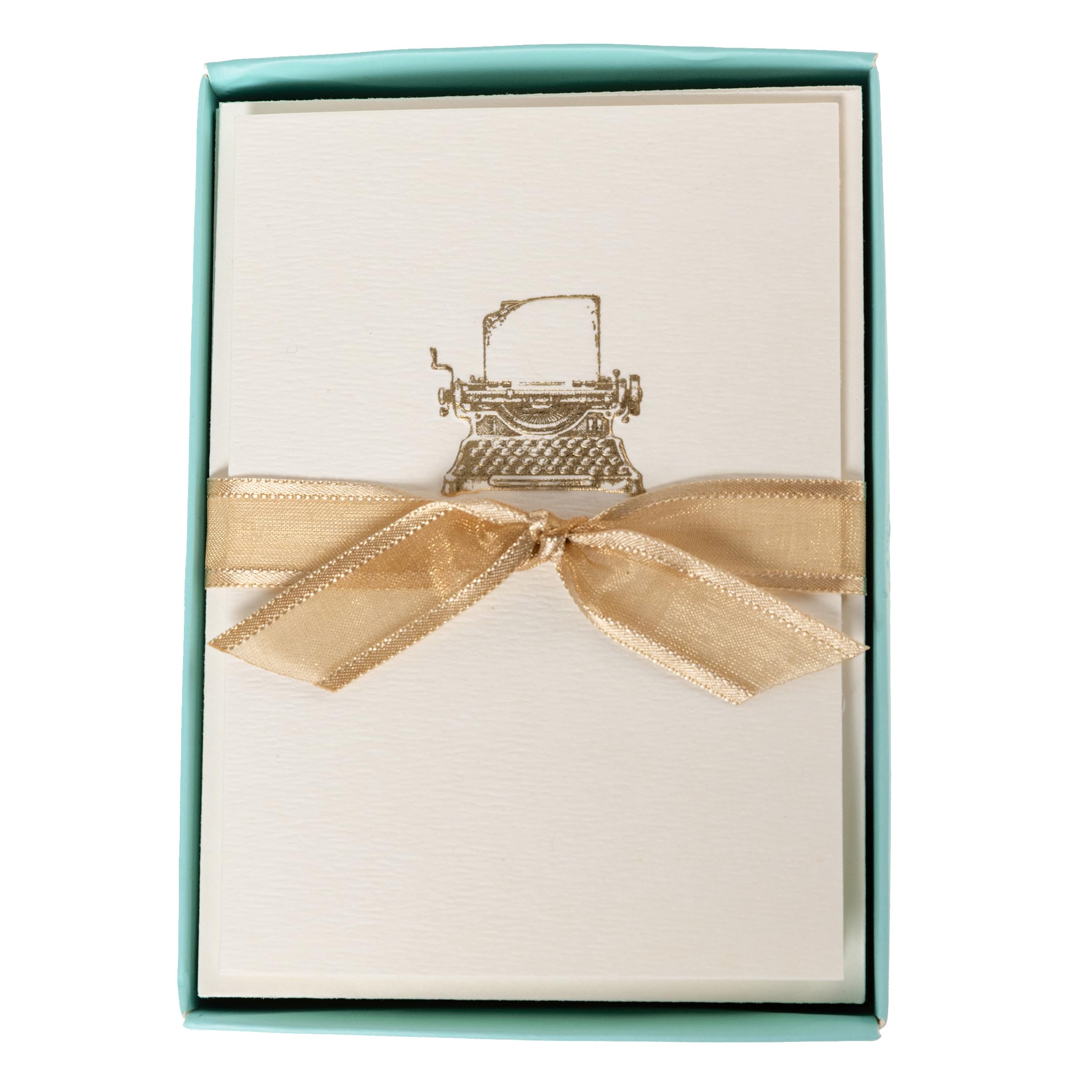Graphique Typewriter La Petite Presse Boxed Notecards - 10 Embossed Cards