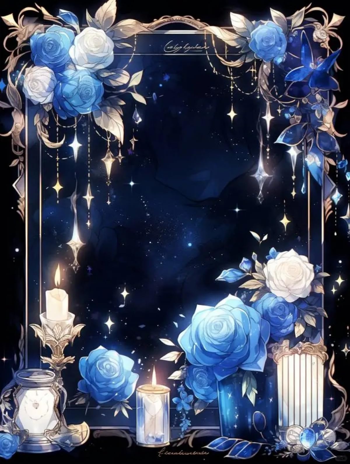 RKFLGEW Kit De Bordado De Cuentas Diy Cielo Estrellado De Fantasía Y Flores Patrón De Bordados Con Cuentas, Kit De Bordado Con Cuentass, Juego De Perla Para Colgar En La Pared En 3D 30x40cm