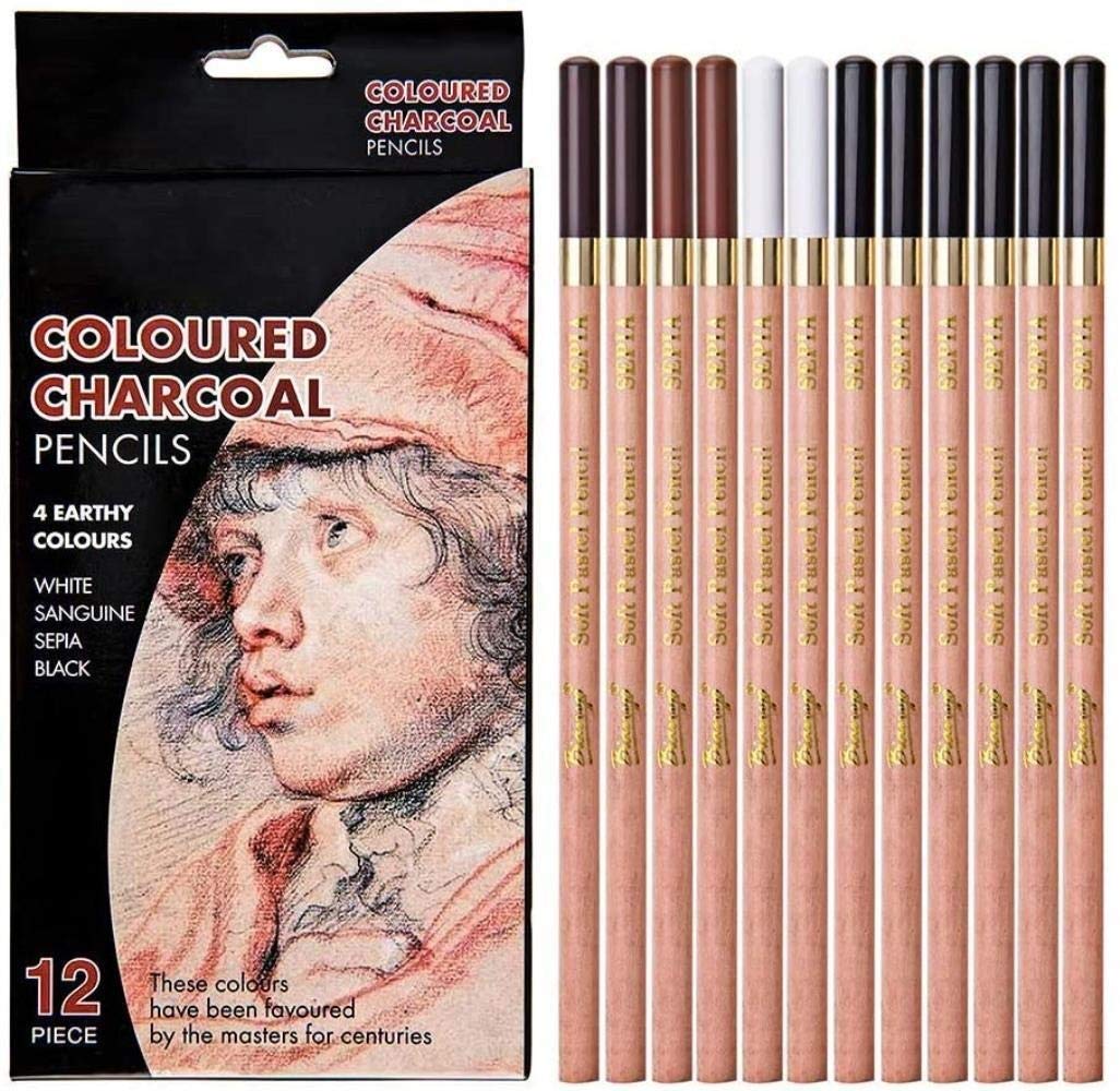 Buy HEG Wooden Colored Pencils Sketch Pencils Set Piece Drawing Pencils