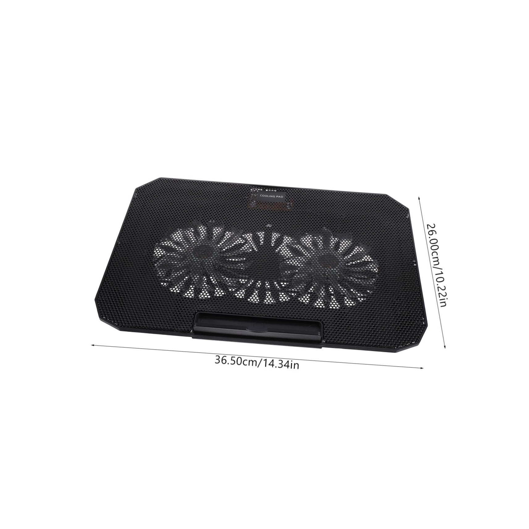 TEHAUX Refroidisseur PC Portable Silencieux avec Ventilateur Support Ergonomique pour Ordinateur Portable
