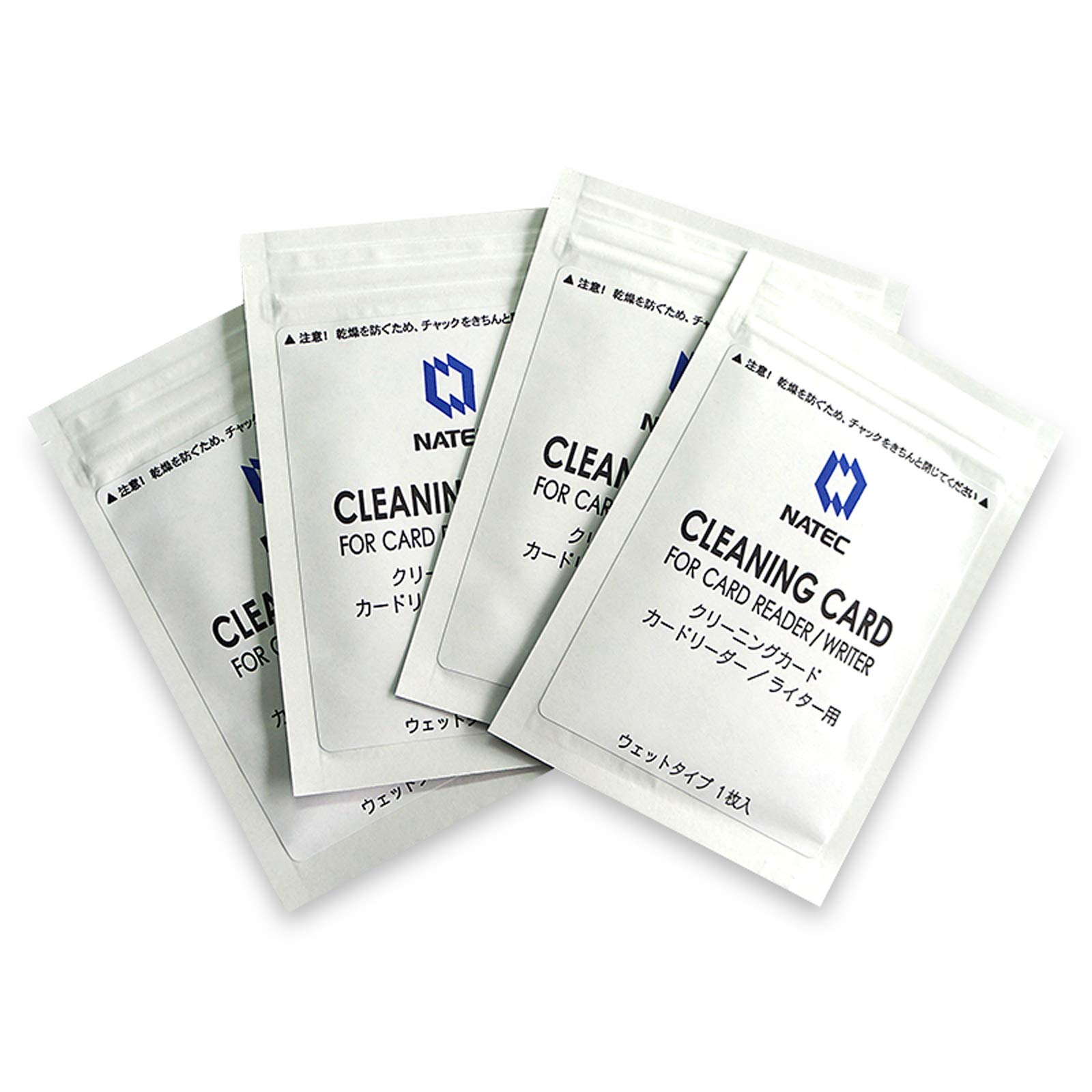 Amazon.co.jp：クリーニングカードNATEC 4枚セット （カードリーダー