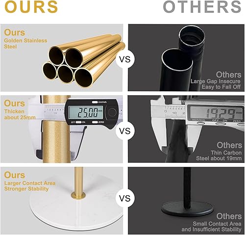 Miniatura 2 de Snaikor Perchero, moderno perchero de metal independiente, perchero de 67 pulgadas con 8 ganchos para colgar ropa, bolsas, sombreros, accesorios