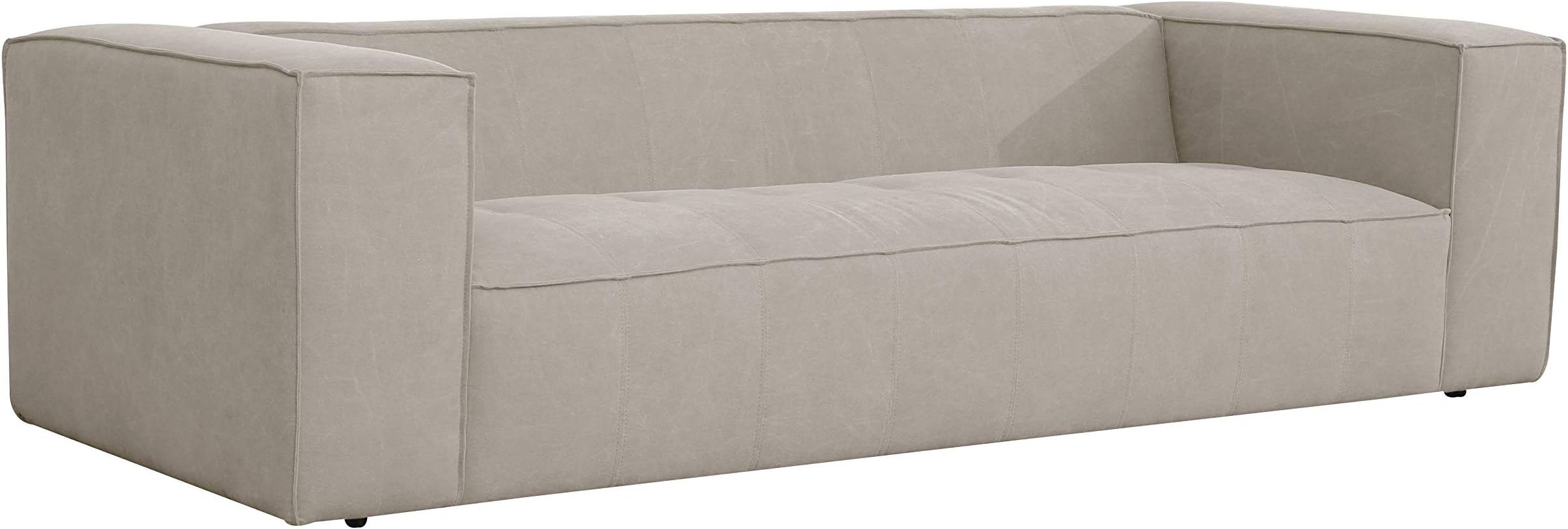 Amazon Brand – Rivet Thomas Modern Upholstered Sofa Couch, 101.2"W, Grey