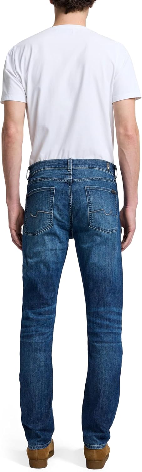 7 for All Mankind Mens Airweft Slimmy Slim Fit Jeans - Image 4