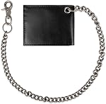 Dickies Mens Slimfold Chain Wallet Travel Accessory- Travel Wallet