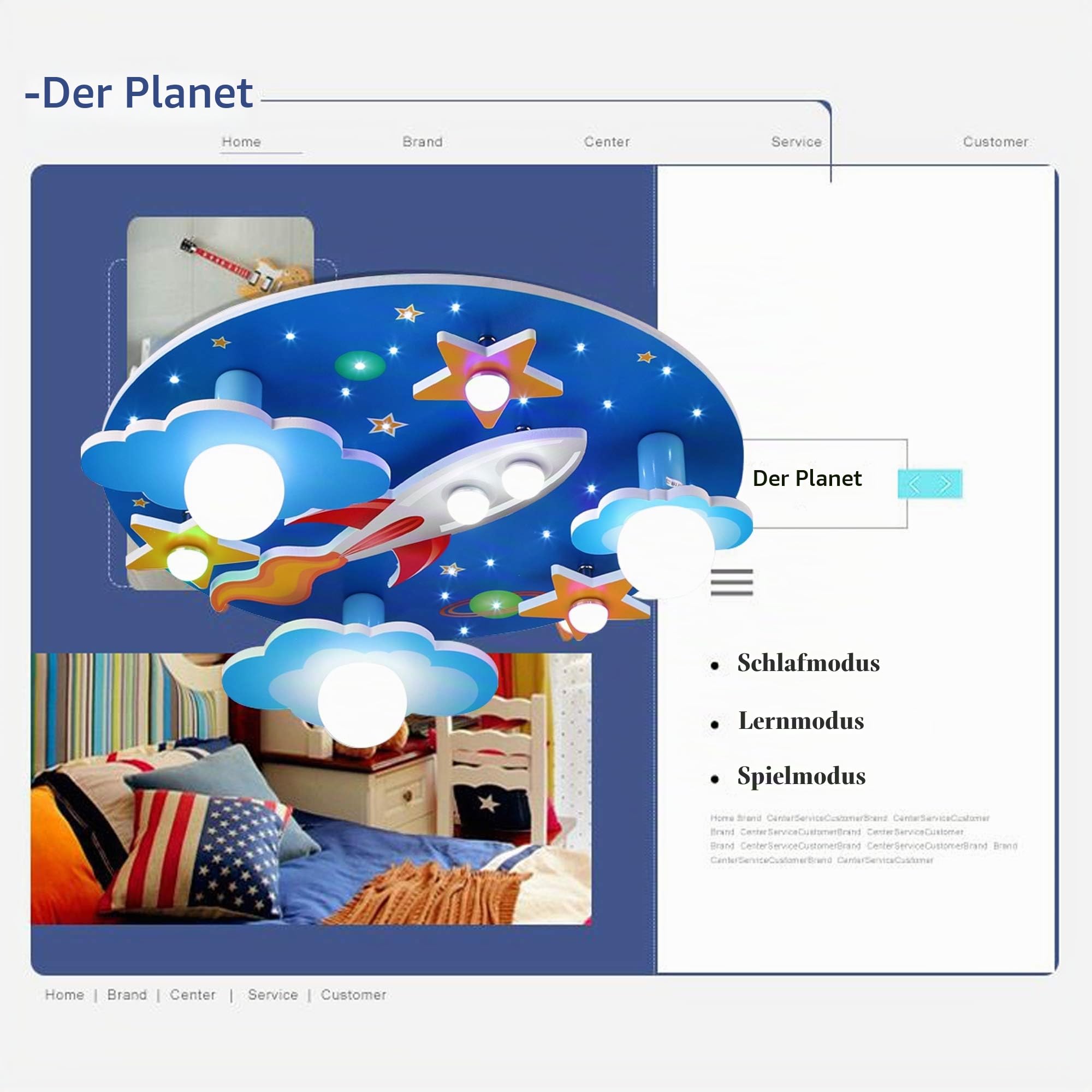 E27 Deckenlampe Kinderzimmerlampe Deckenleuchte Universum Sterne Jungen Und Mädchen Dimmlüster E14 Deckenspot LED Baby Lampe Licht Schlafzimmer Umgebung Für Cartoon Deckenbeleuchtung Lampeschirm