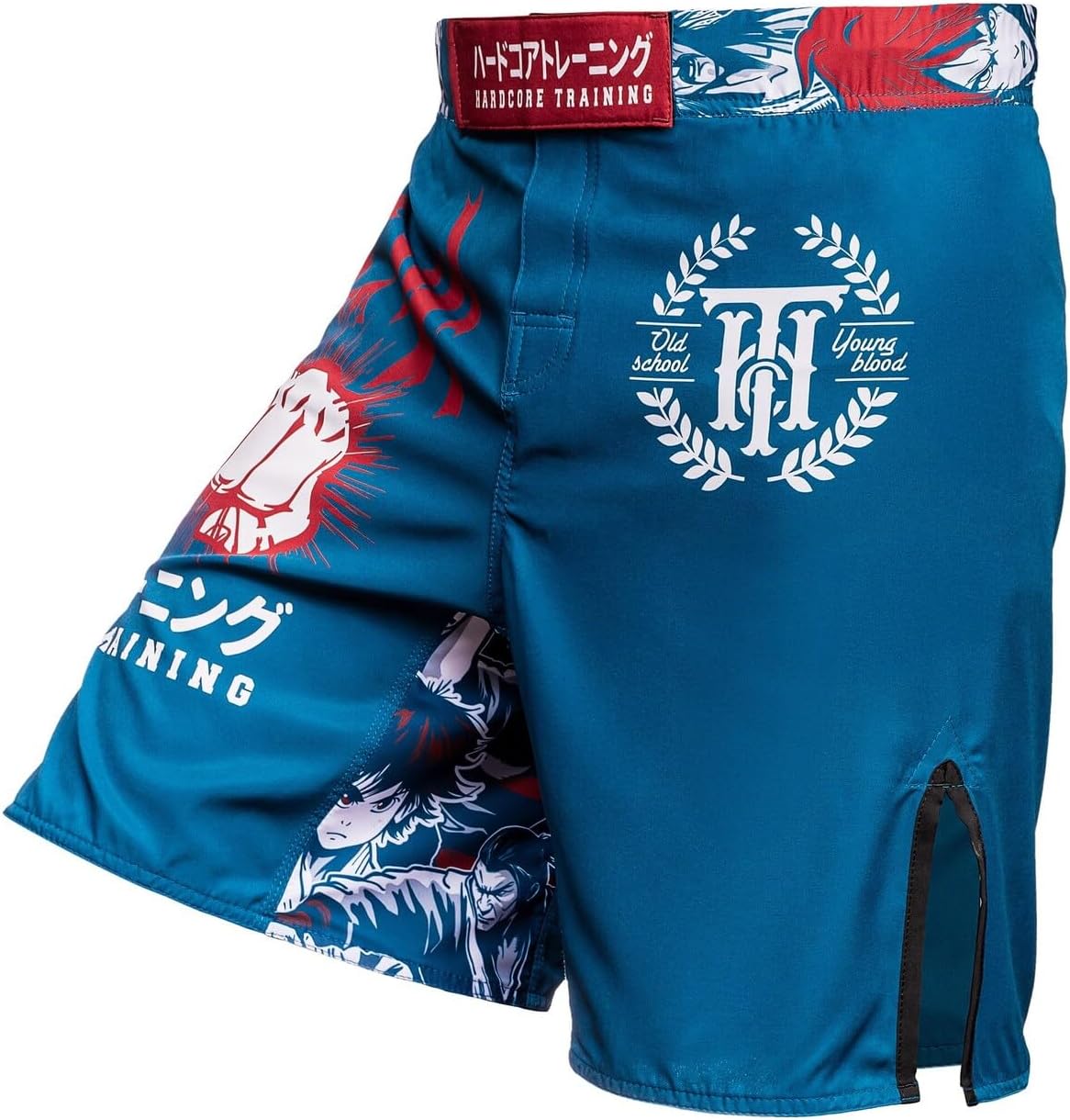 Hardcore Training Fight Shorts Anime Men's Boxing MMA Combat BJJ Grappling Fitness Muay Thai Kickboxing No Gi - Image 2