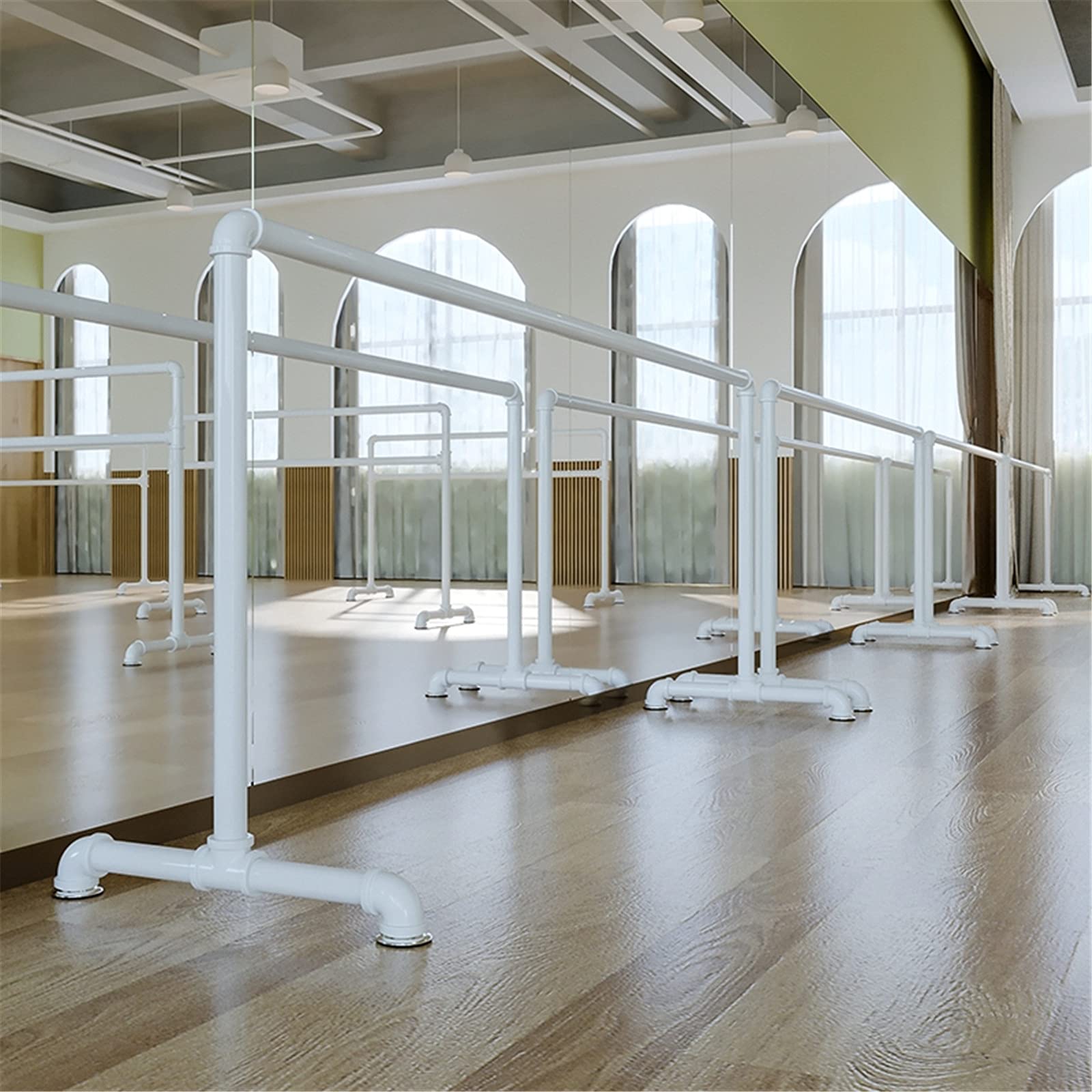 Sbarra da Balletto Regolabile Indipendente da Esterno, Sbarra da Balletto Portatile per la casa, Bambini, Adulti, per Stretching, Equilibrio, Danza o Esercizio Fisico (Dimensioni: 100 cm, Colore: A)