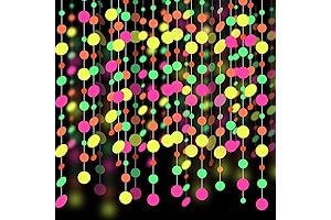 106 Feet Glow in the Dark Party Garland Decorations