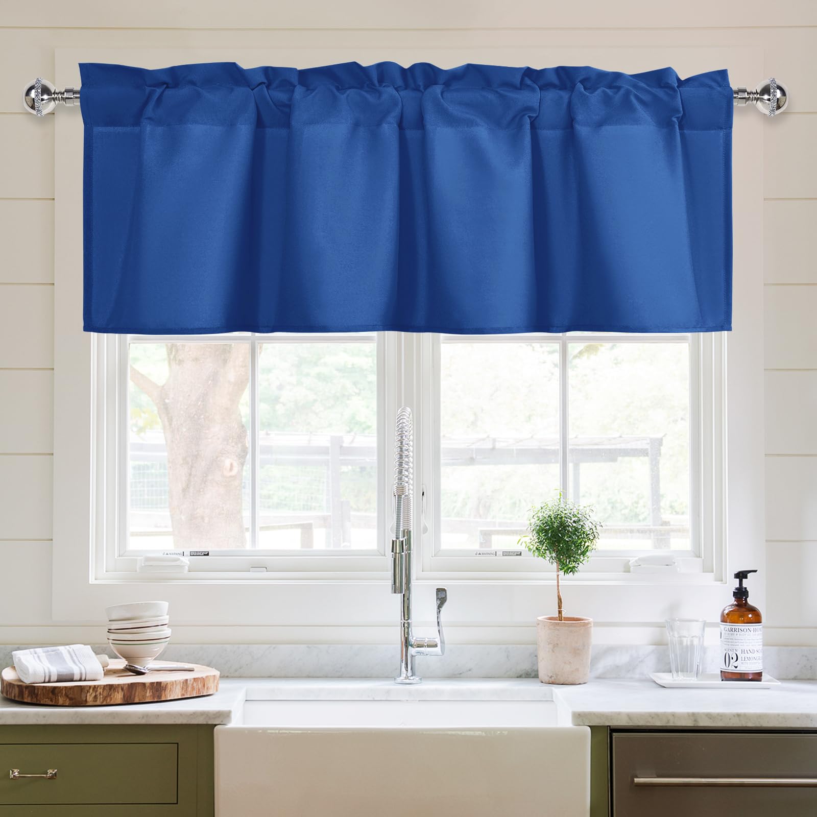 Cenefas azules decorativas XWZO para dar luz y calidez a tu cocina o comedor