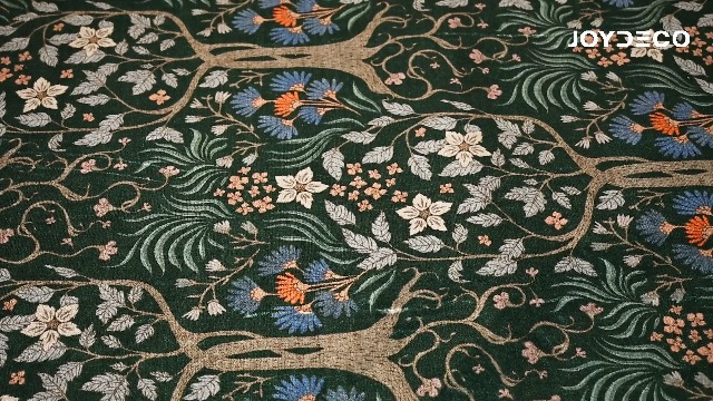 Tapete decorativo Joydeco 5x7 Boho Floral Antideslizante miniatura 7