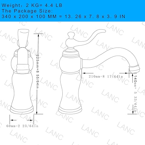 Miniatura 4 de Grifo de baño de piedra de lujo europeo todo cobre y mármol natural Emperador grifo mezclador caliente y frío grifo dorado acabado C12123DS-FW