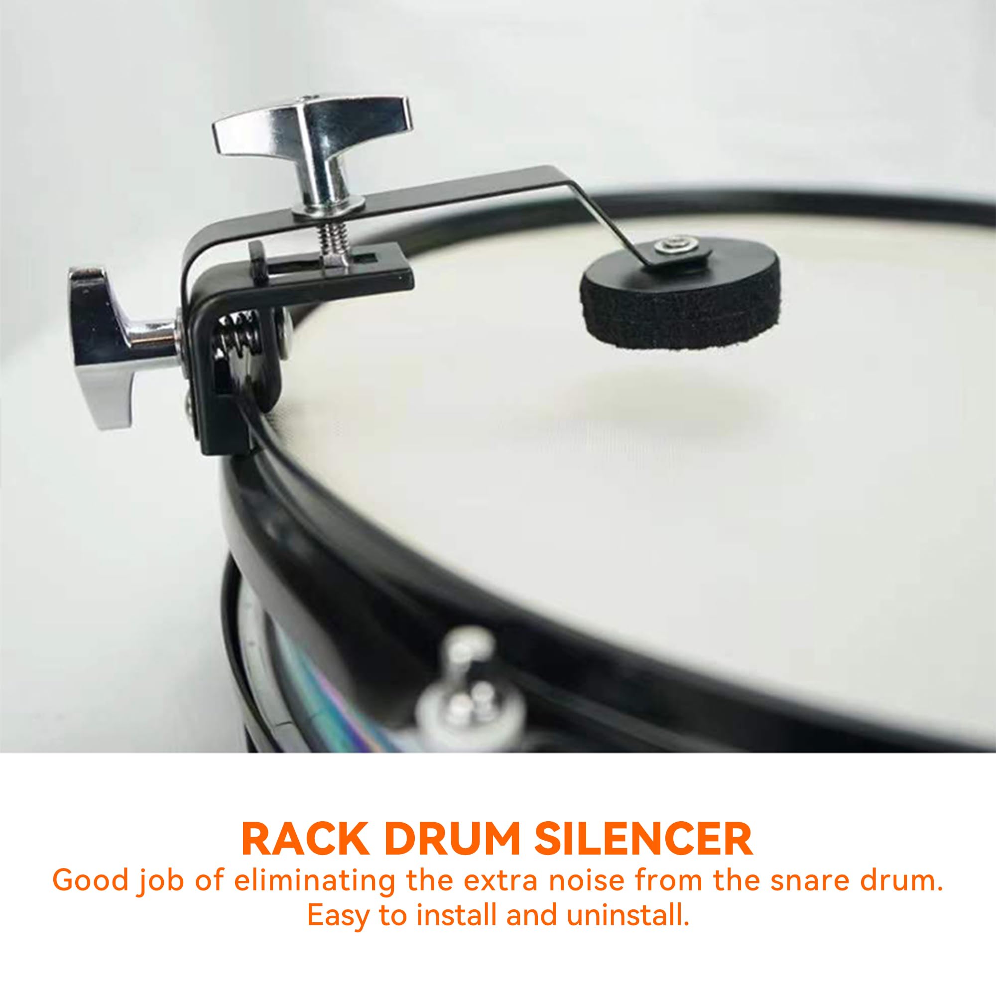 3Pcs Drum Damper Mute Silencer, Black Metal Plus Felt Clamp-on Tone Control Muffler for Snares Musical Parts : Buy Online at Best Price in KSA - Souq is now 3Pcs Drum Damper Mute Silencer, Black Metal Plus Felt Clamp-on Tone Control Muffler for Snares Musical Parts : Buy Online at Best Price in KSA - Souq is now