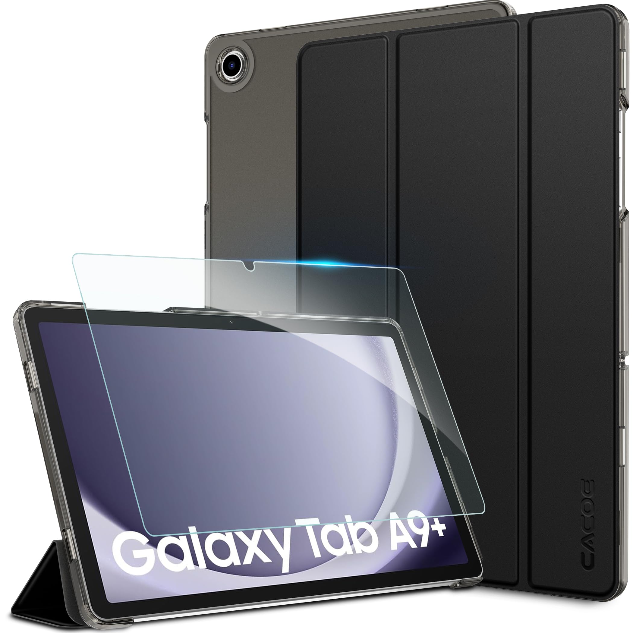 Galaxy Tab A9+ 本体オリジナルケース付きアメリカで購入 Amazon.co.jp: [Galaxy Tab A9+ ケース ガラスフィルム セット]CACOE