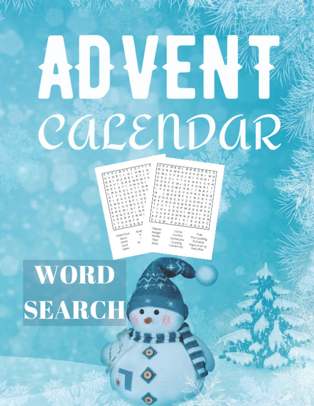 Advent Calendar Word Search: Countdown to Christmas with Activity Puzzle Book Perfect for Anyone Who Loves Xmas Games