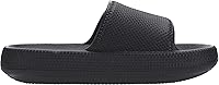 Vista 7 de Joomra Slides for Women and Men Recovery Pillow Slippers Diabetic Sandals Adjustable Strap Dual Cushioned Thick Sole Ajustable Gris
