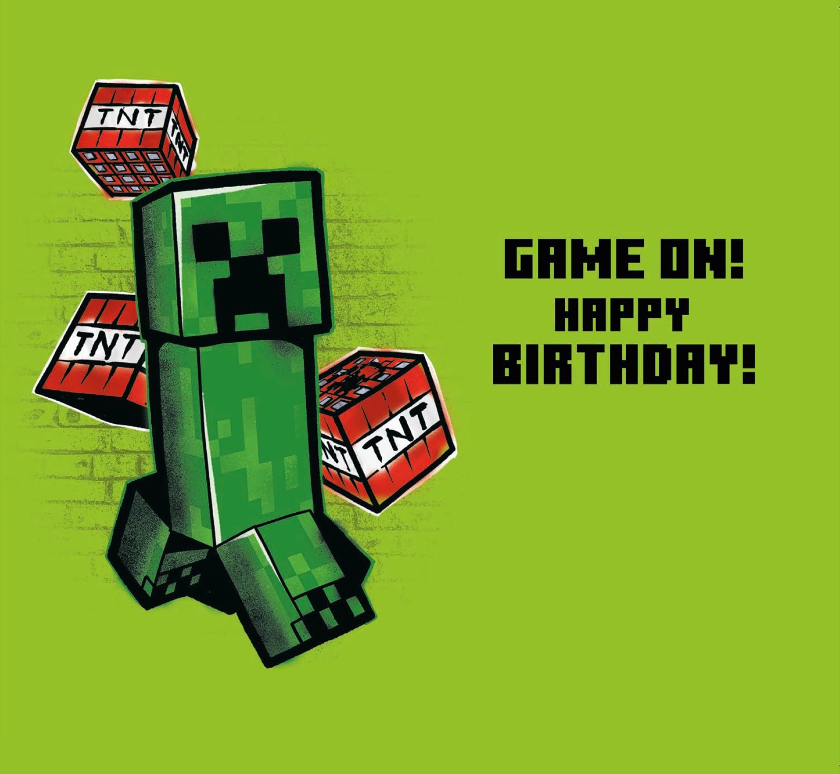 Danilo Promotions LTD Minecraft - Biglietto di auguri di compleanno