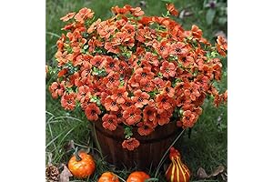 Vivid Outdoor Artificial Flowers, Lifelike Fall Decoration