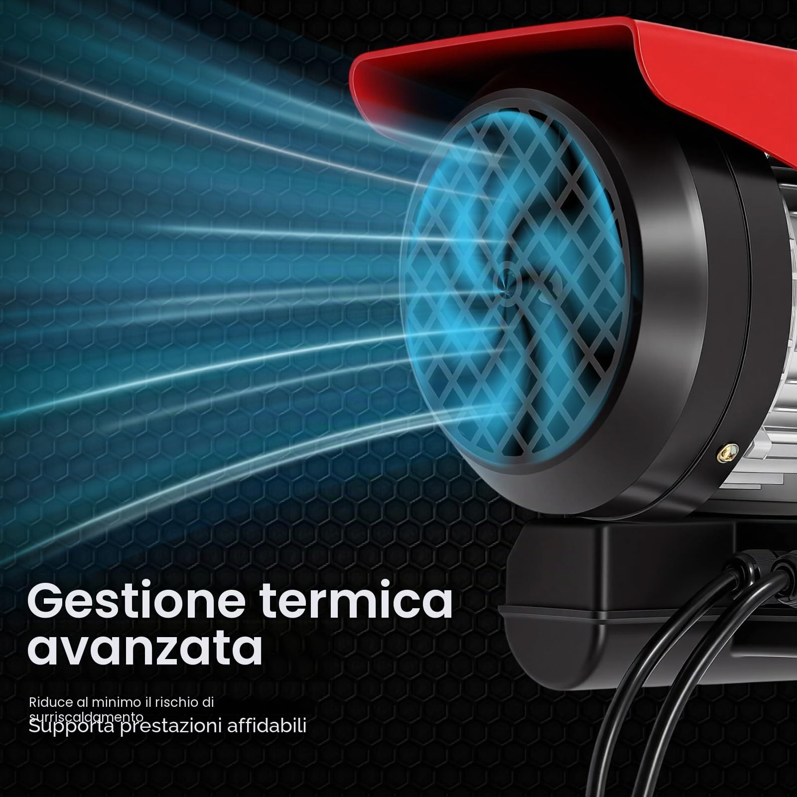 Attrezzo di sollevamento elettrico, 1300w Argano elettrico con telecomando elettronico da 800kg 12m per fabbriche, industrie e aziende minerarie