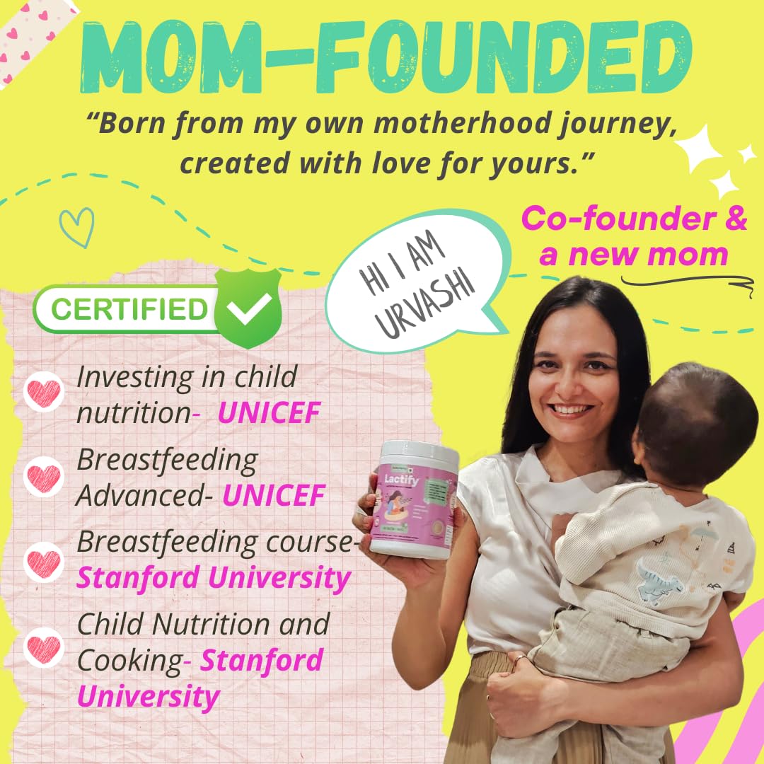 Lactify Lactation Protein Powder with Shatavari to increase Breast Milk for Feeding Mothers 325 g Vanilla Elaichi Flavour | Mother's Recovery with 23 Essential Nutrients | No Refined Sugar & Preservatives — Amazon image 12