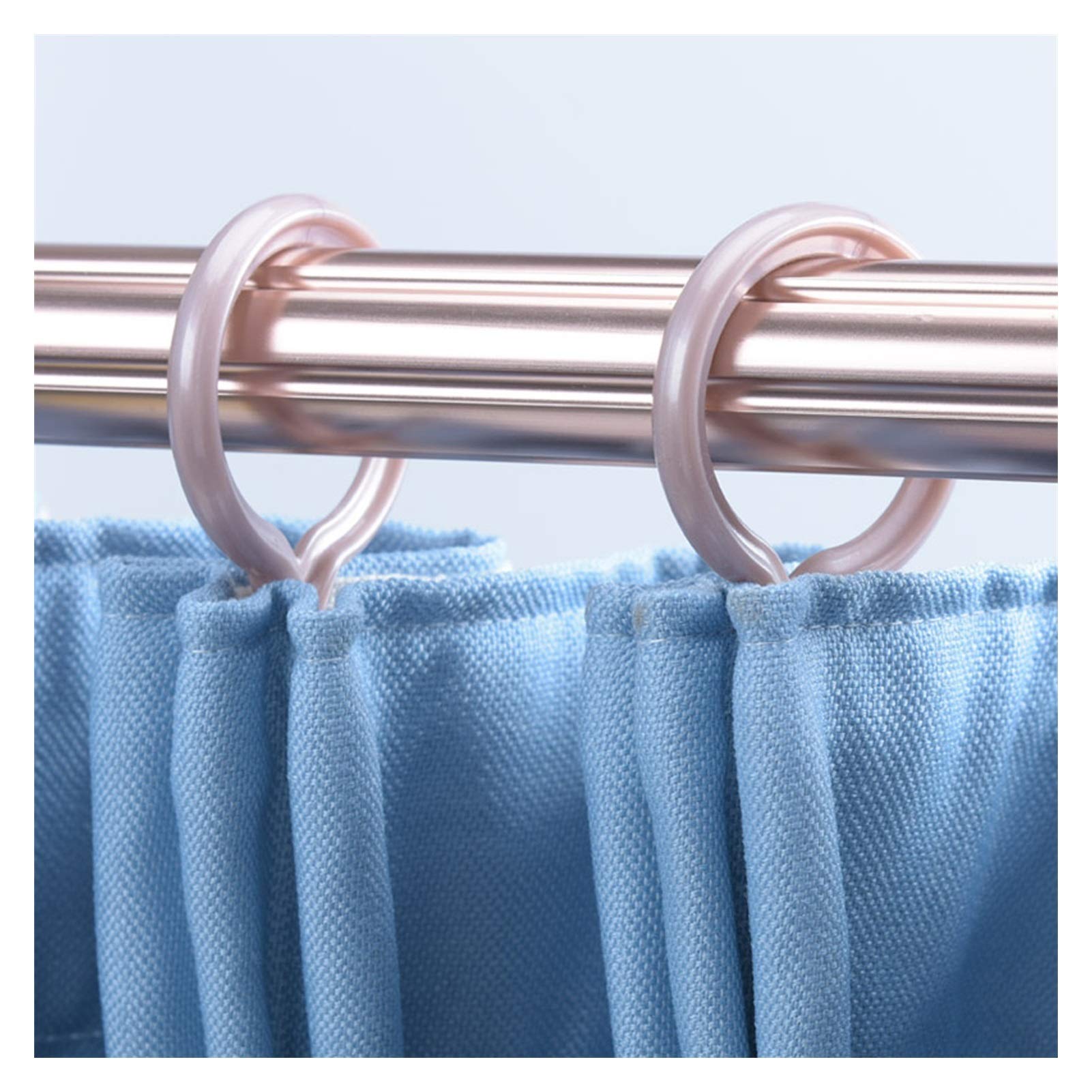 Anelli per Tende 30 PCS Anello per Tenda da Doccia Asta per Tenda Anello per Gancio Anello Circolare per Appendere Fibbia Accessori per Tende in plastica 1,45 Pollici (Colore Crema) Anelli per Tende