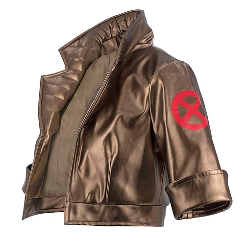 C-ZOFEK Women's Hero Cosplay Jacket High Waist PU-Leather Coat for Halloween - 3X-Large