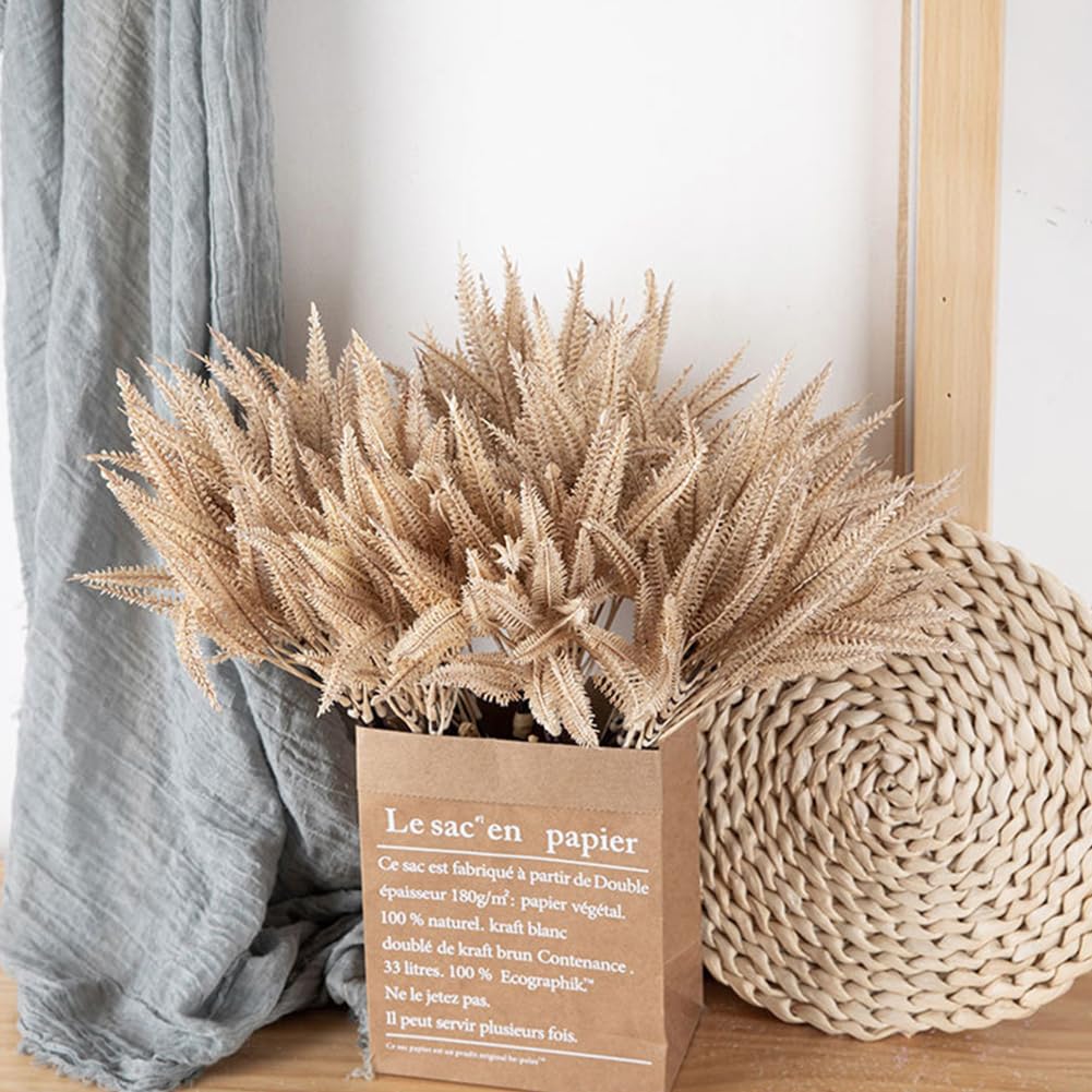 Pampasgras, künstliche Blumen, natürlicher getrockneter Pampasgrasstrauß, Hasenschwanzgras, Heimdekorstrauß, Phragmites-Blumenstrauß, Hochzeits-Ramadan-Dekoration, Pampasgrasvase