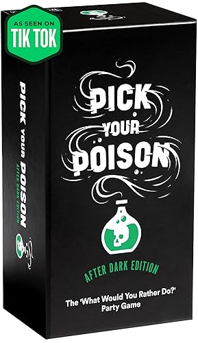 Pick Your Poison After Dark Party Game - The “What