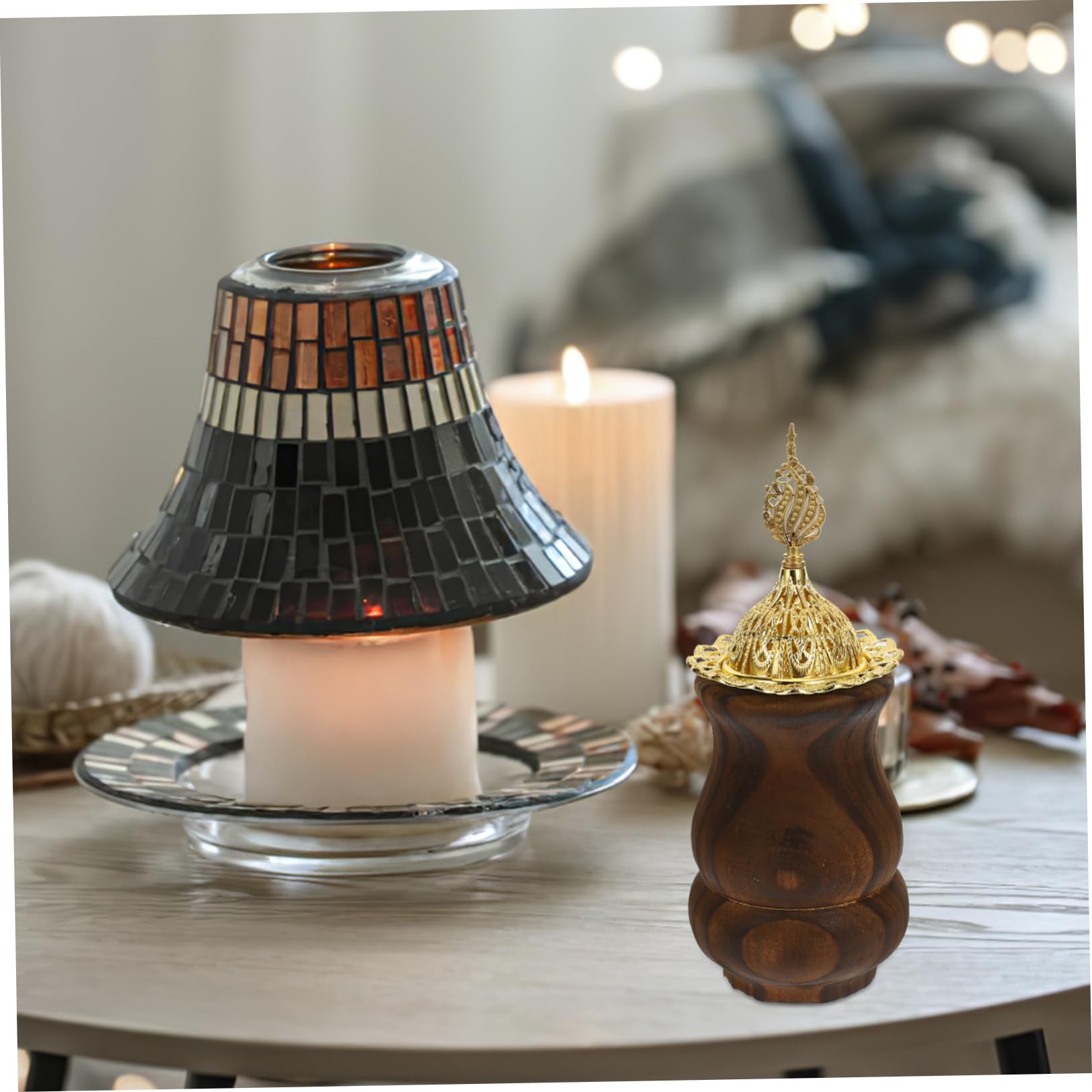 Cabilock 3stücke Aromatischer Räuchergefäß Handgefertigter Kegelhalter Für Büro Und Zuhause Design Für Meditation Und Aromatherapie Langlebig Und Dekorativ