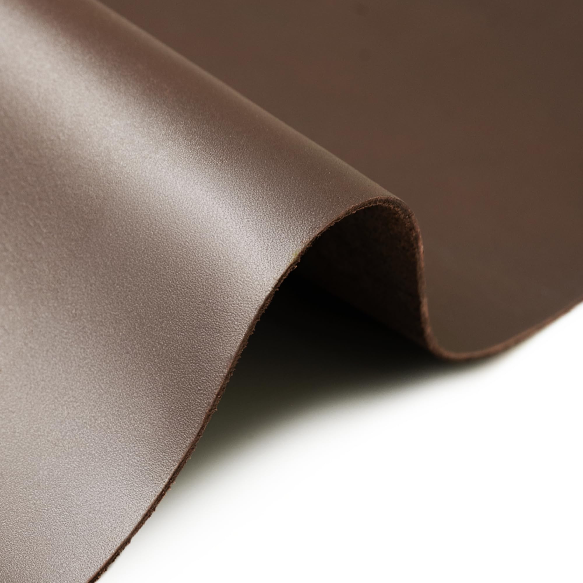 Crazy Horse Leather Sheet – 1.9 to 2.3mm Thickness Full Grain Genuine Oil Cowhide Smooth Front Suede Back Tooling Leather Precut Furniture Chair Seat Fixing DIY Leathercraft (Brown)-picture-31