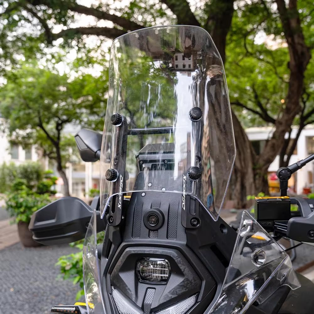 Adecuado para VOGE DS800X Rally DSX800 DS 800X 800DSX 2025 2026 Motocicleta Regulador Parabrisas Soporte 800 Rally DSX DS800X Accesorios, Negro