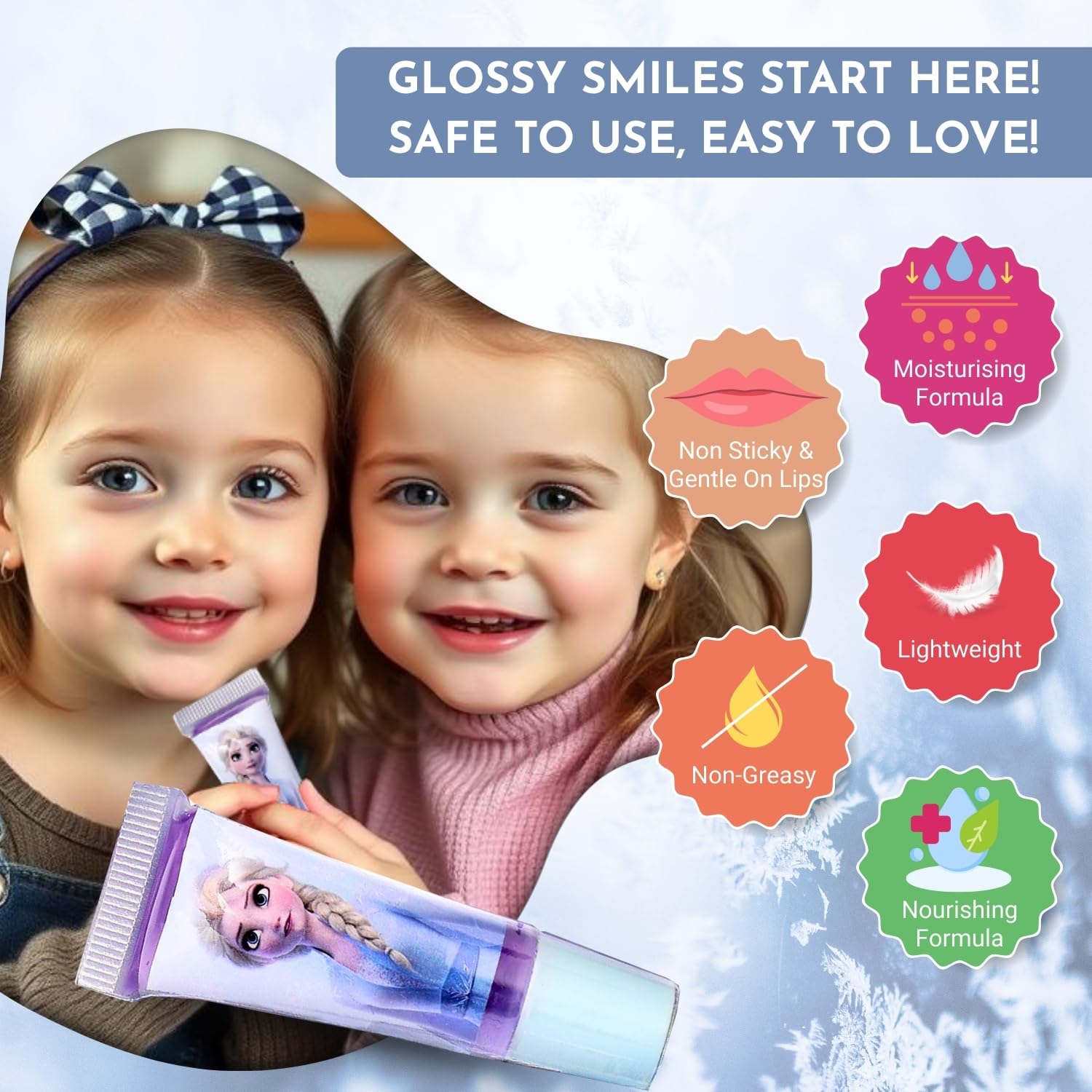Frozen Set regalo – EDT 30 ml – Lip Gloss – Palette di ombretti/giocattolo per ragazze