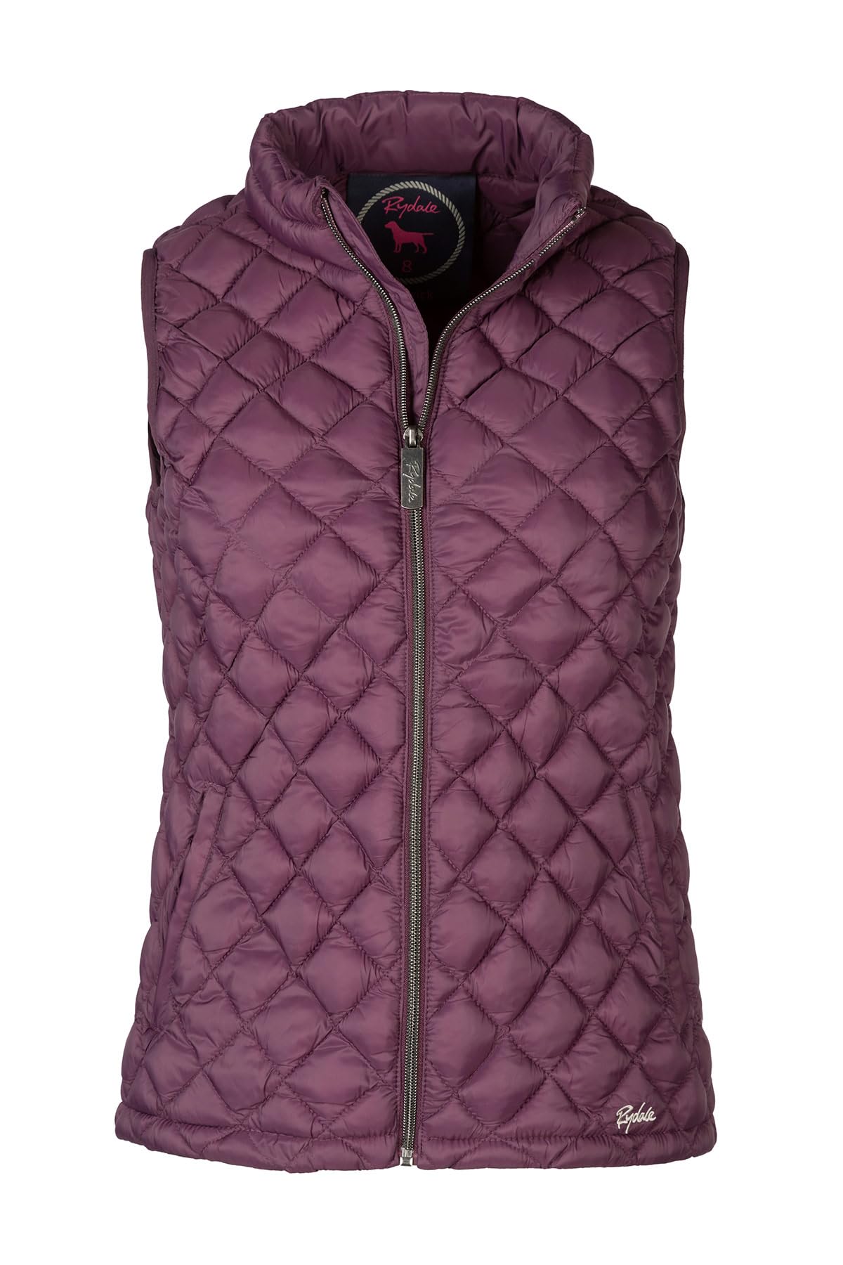 Rydale Women's Berry Diamond Quilt Padded Gilet Insulated Waistcoat Bodywarmer (Uk, Numeric, 16, Regular, Regular, )