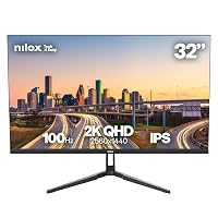 Nilox NXM322K1001 Monitor Gaming 32'' 2K QHD 2560×1440 IPS, Frequenza 100 Hz