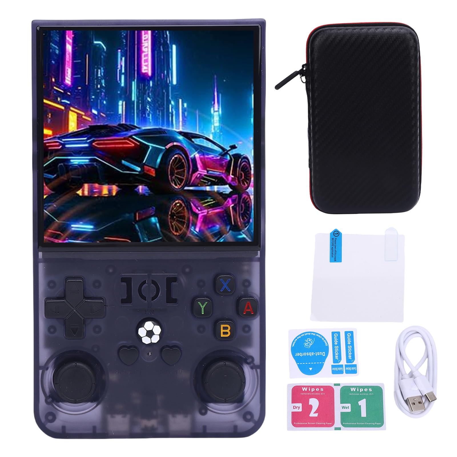 Amazon | Jeffergarden 携帯ゲーム機 4インチHD画面 720x720解像度