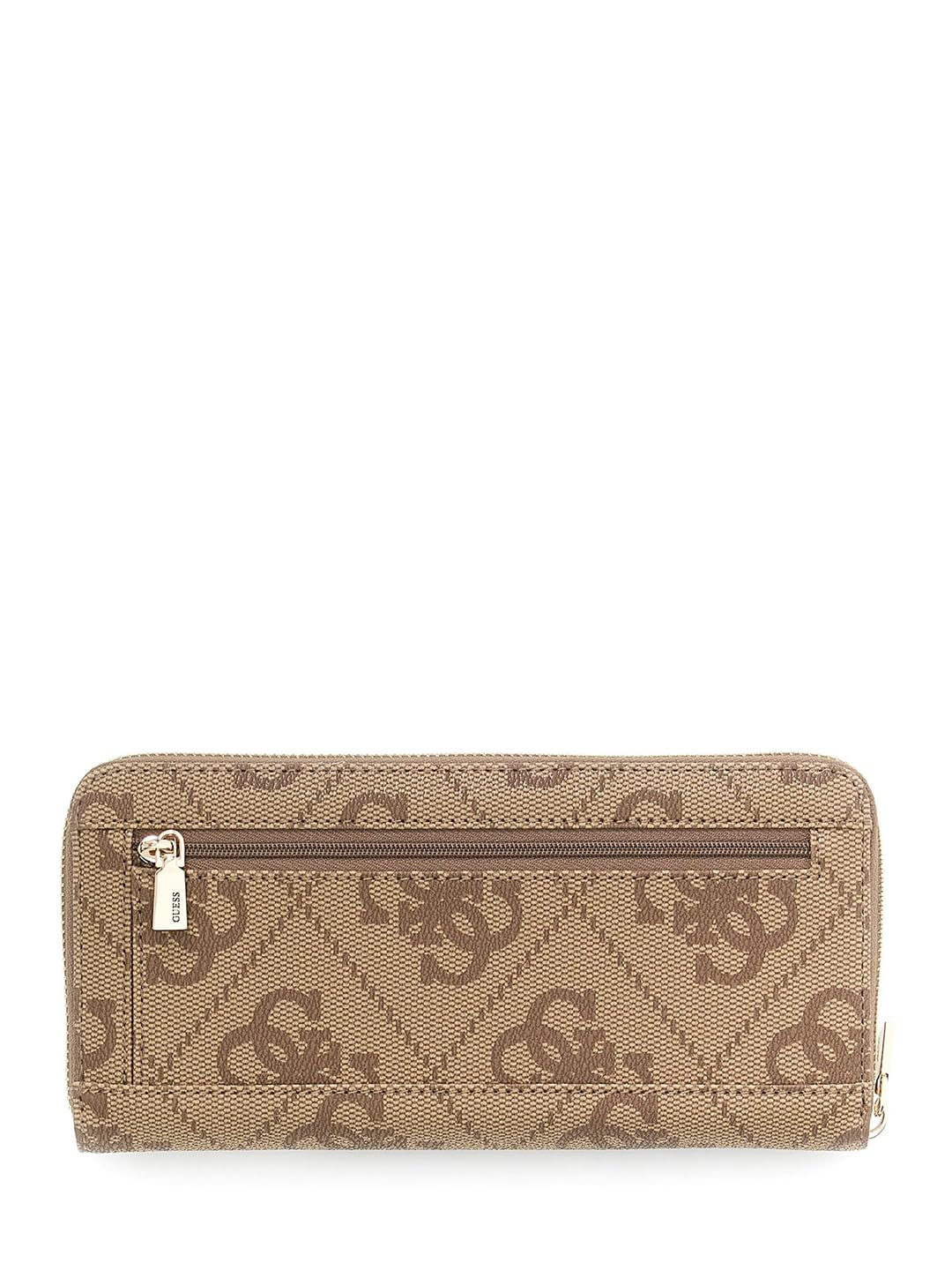 Image secondaire de Porte-Monnaie GUESS Laurel II Zip Around Latte Logo/Brown