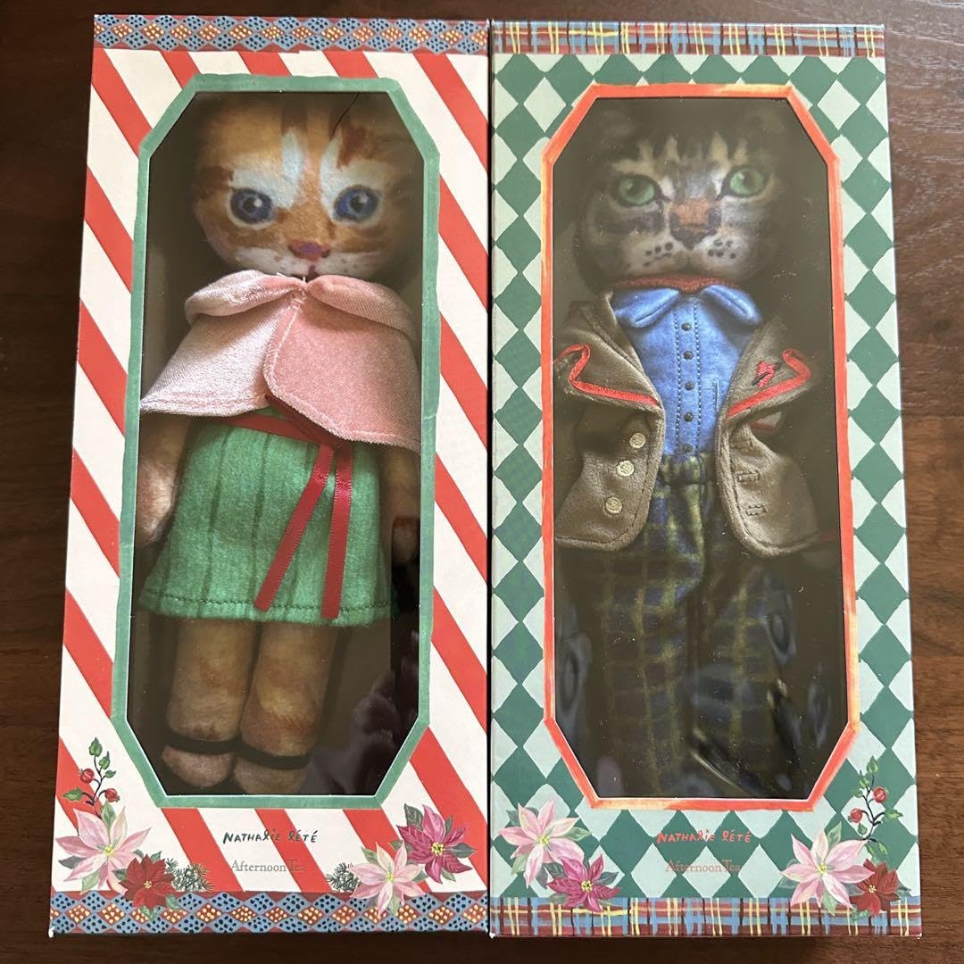 AfternoonTea - アフタヌーンティー★ナタリーレテコラボ猫ぬいぐるみ男の子ギフトラッピング巾着付他 Amazon.co.jp: アフタヌーンティーナタリーレテコラボ猫