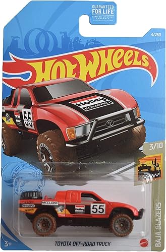 Hot Wheels Toyota Off Road Truck rojo 4250 Baja Blazers 310