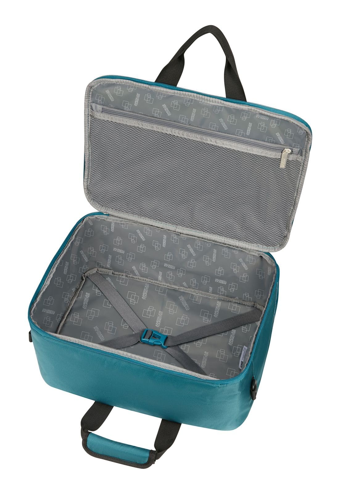 American Tourister Bolsa de Viaje Bolso Bandolera Summerride 3-Way Boarding Bag 27L Totally Teal Azul petróleo