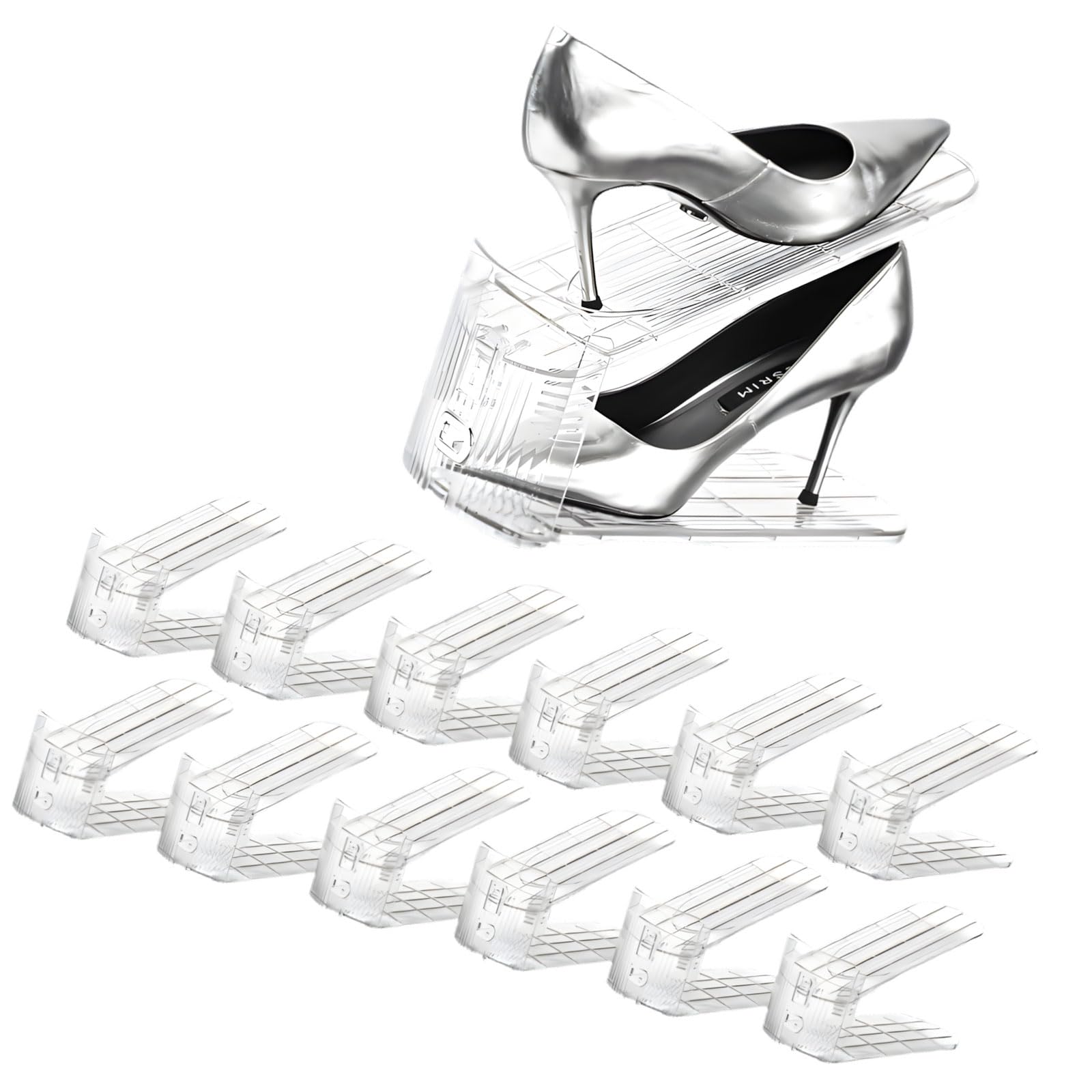 Étagère à chaussures anti-écrasement PET épais pour sauver l'espace d'armoire