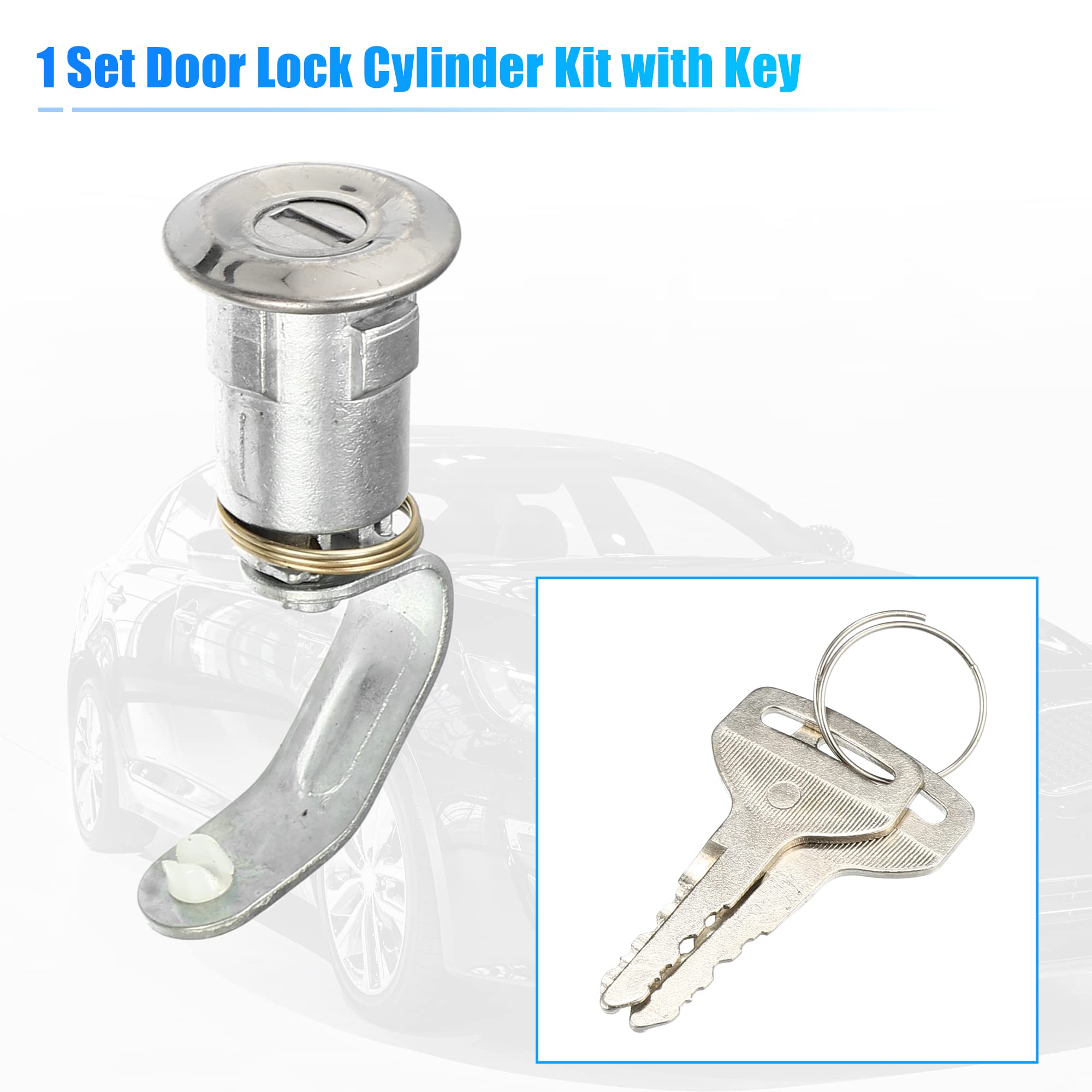Amazon.com: X AUTOHAUX 1 Set Door Lock Cylinder with Keys for