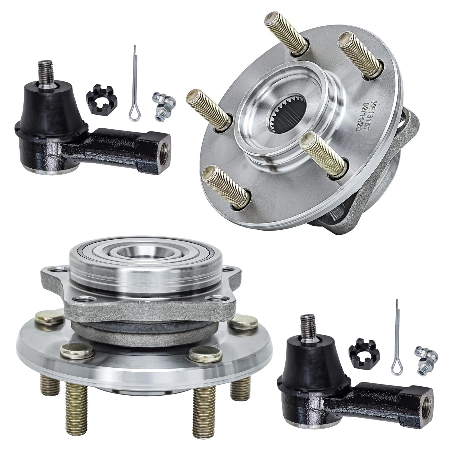 Detroit Axle - Front Wheel Hubs Kit for Chrysler Sebring Dodge Stratus
